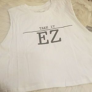 🆕Take it EZ crop top